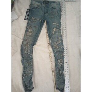JORDAN CRAIG Legacy Edition Martin Jeans 30 Distressed STACKED Denim NWT Street